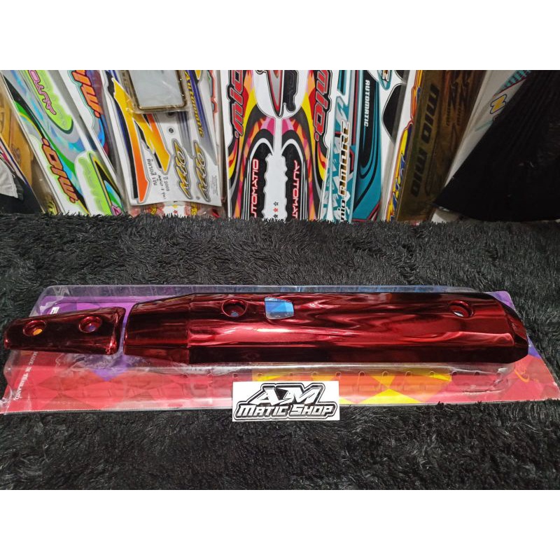 tameng kenalpot nouvo red atau merah