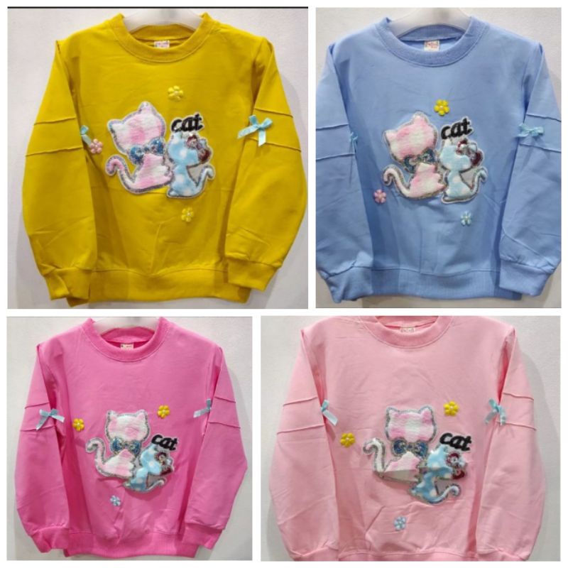 Sweater Import Anak Perempuan / Sweater Import Anak Cewek Umur 4 - 11 tahun