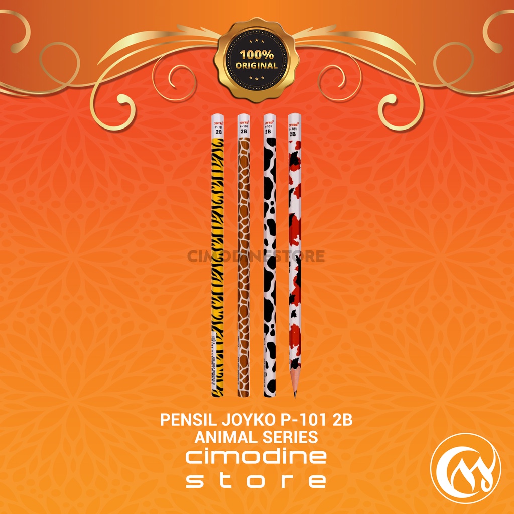 

(Per Pcs) Alat Tulis Menulis Pensil/Pencil JOYKO P-101 2B Animal Series | Pencil Faber Castell 2B | Pensil STAEDTLER 2B | Pulpen / Bulpoint AE-7