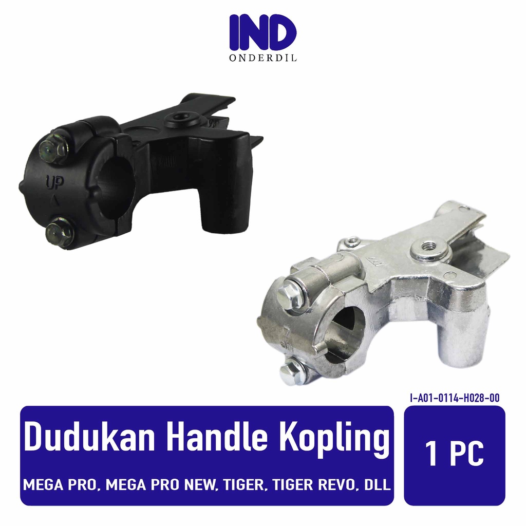 Dudukan Holder Handle-Handel-Hendel- Kopling-Kupling-Kiri Tiger Lama-New Revo &amp; CB 150-150R Verza-Streetfire  &amp; CRF 150L-L &amp; Mega Pro New-old &amp; Sonic 150 R