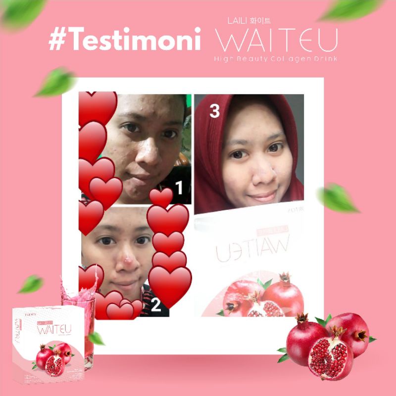 Waiteu minuman kolagen ori minuman kecantikan dan kesehatan