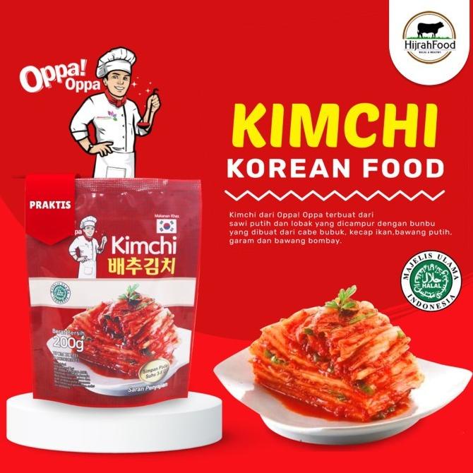 

Kimchi Sawi Fresh Khas Korea Halal | Oppa Cabbage Kimchi (200 g)