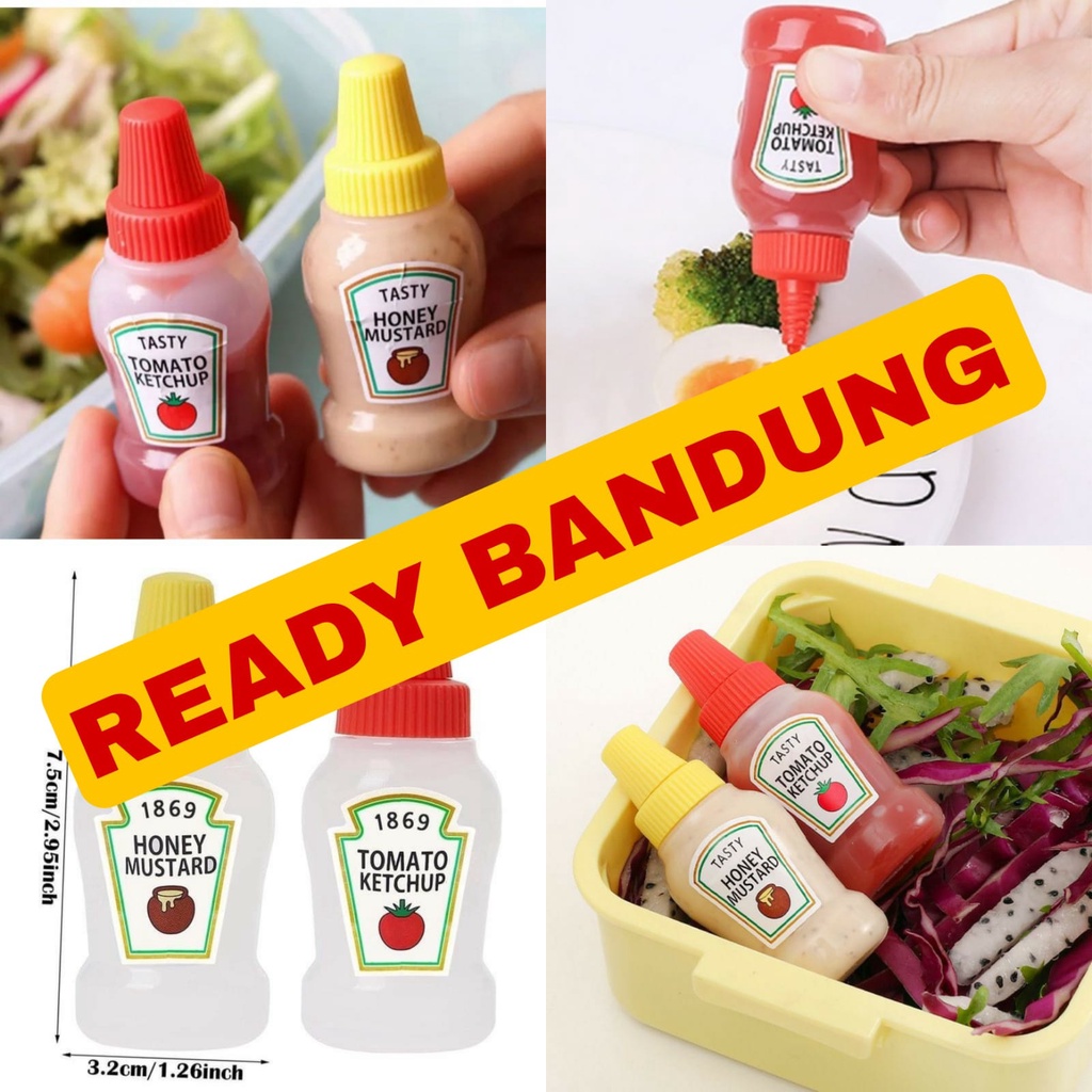 Botol saos bento Cup Sauce Mini Bento Wadah Kecap Tempat Saus Bento 25ml BOTOL WADAH SAOS MAYONAISE 