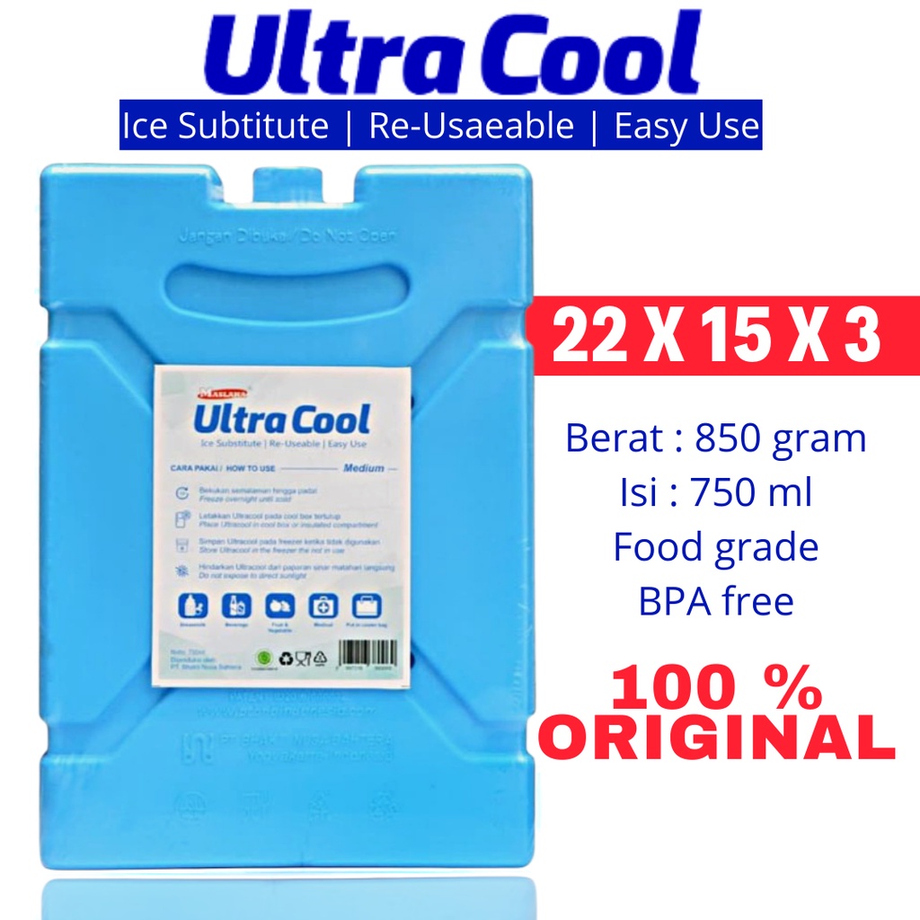 BLUE POWDER ICE PACK / LEMPENGAN PENDINGIN ES KRIM / ICE PACK TAHAN BERAPA JAM