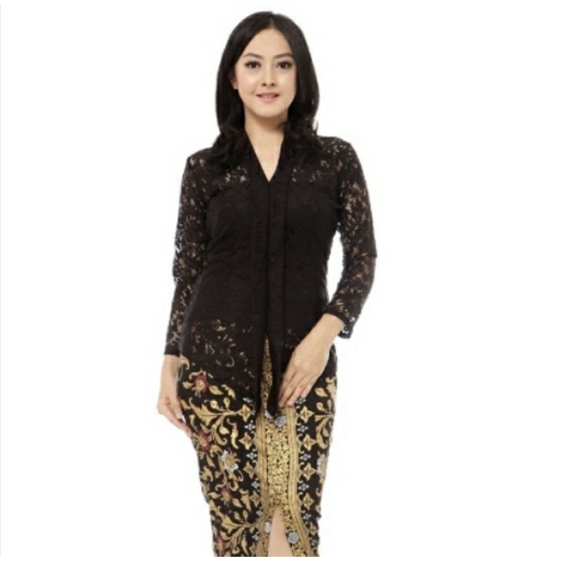 Kebaya burkat hitam kebaya bali atasan kebaya wisuda kondangan dewasa