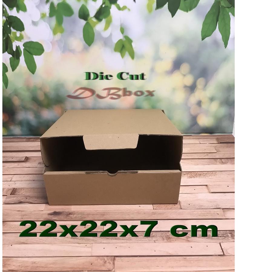 

( 10 pcs ) Kardus uk. 25x25x5 cm...Die Cut untuk kotak Aksesoris dll, model box pizza