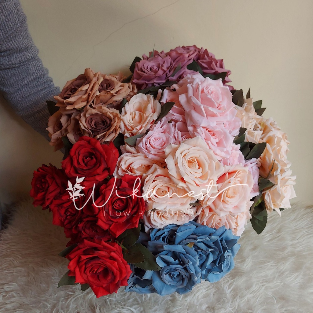 Rose Holland - Bunga Palsu - Bunga Mawar Palsu - Bunga Artificial Premium