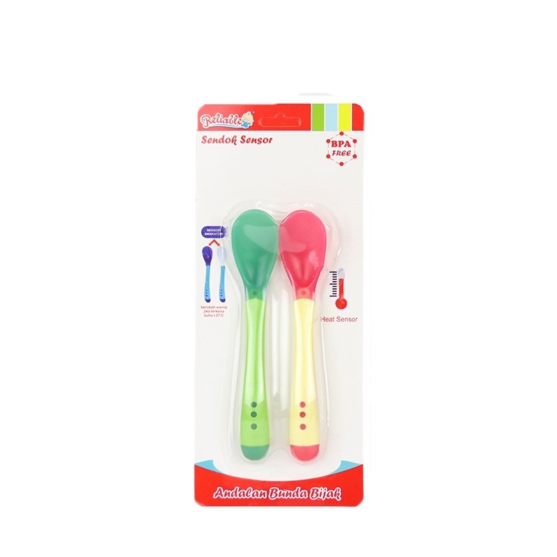 Sendok makan bayi silicone Reliable BPA FREE