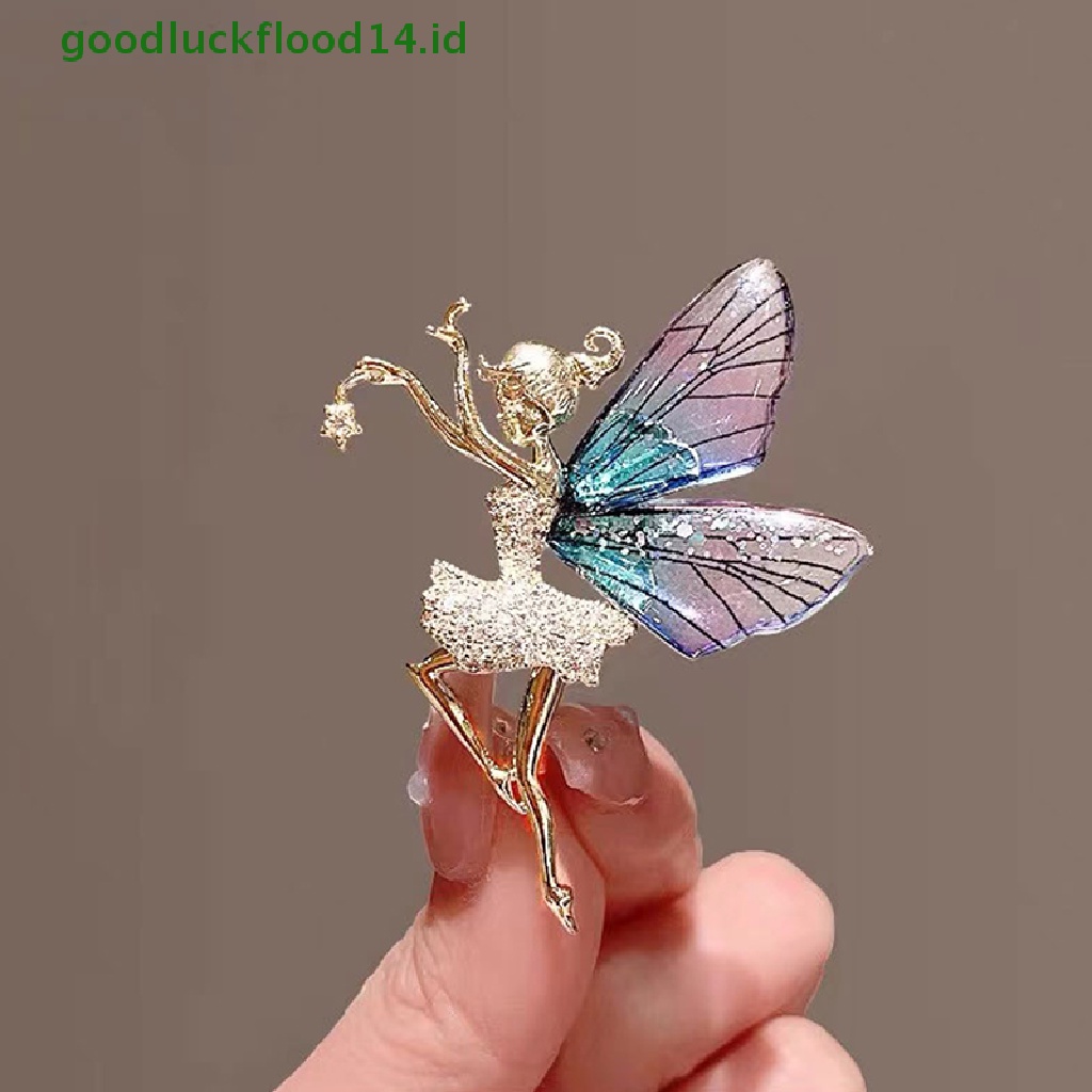 Pin Bros Bentuk Butterfly Fairy Untuk Aksesoris Pakaian Wanita