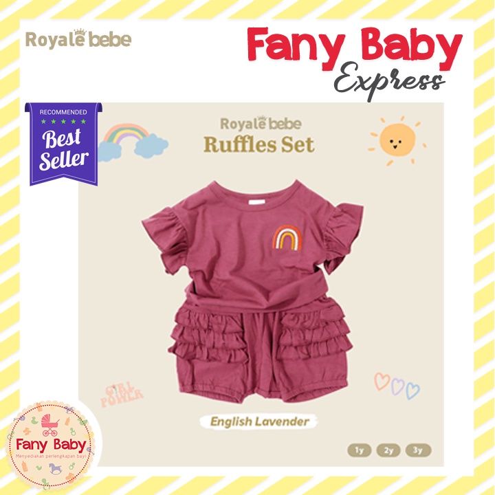 ROYALE BEBE RUFFLES SET