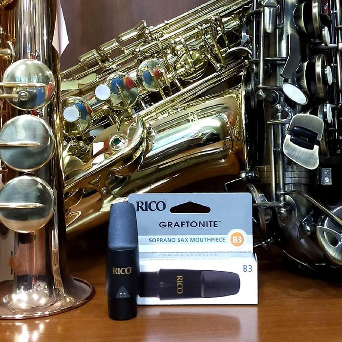 Music Rico Mouthpiece Graftonite Sax Soprano B3 Rrgmpcssxb3 (473000261)