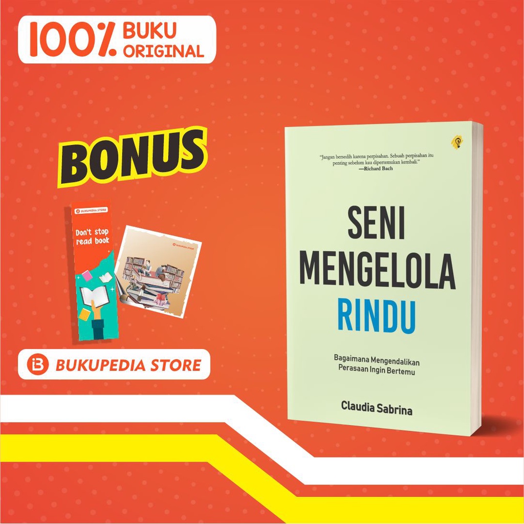 Jual Buku Seni Mengelola Rindu Bright Publisher Bonus Pensil 2b