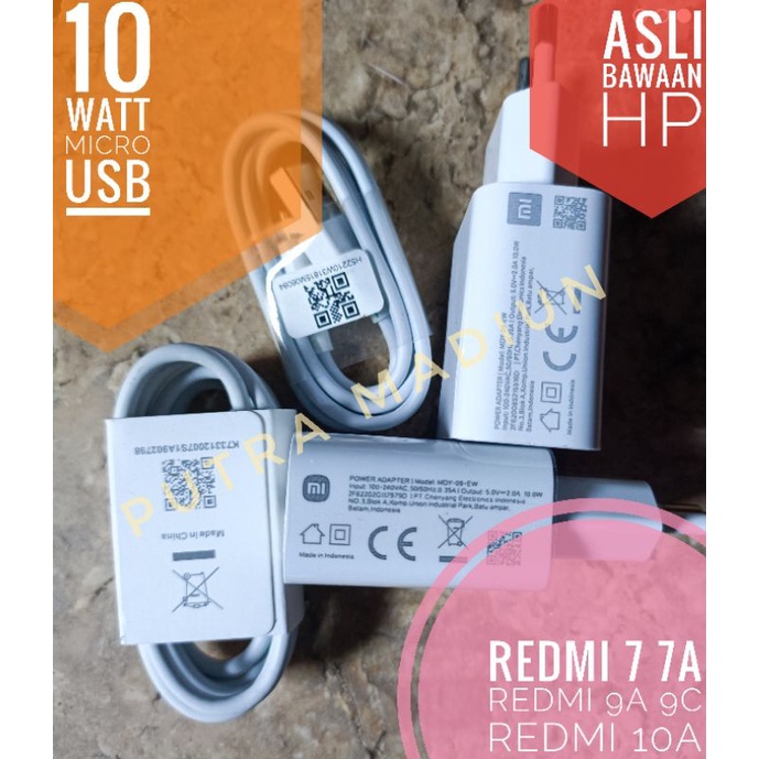 charger Ori Copotan cabutan bawaan hp xiaomi Redmi 9a Redmi 7 Redmi 9c redmi 10a Micro Usb Made In I