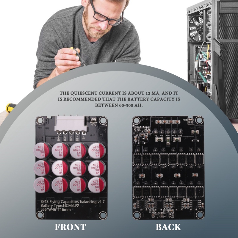 4s 5A Seluruh Grup Balancer Active BMS Board Lithium Lipo Lifepo4 Baterai Equalizer Transfer Energi