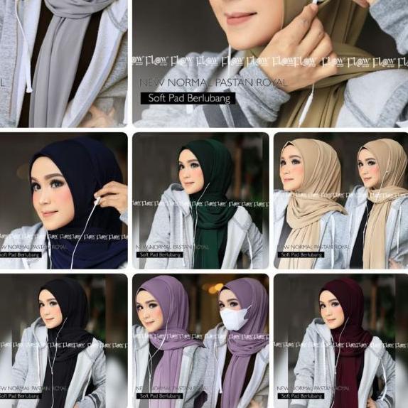 Jilbab Hijab Kerudung Pashmina Instan Bergo Instant Soft Pet Pastan Royal Jersey Simple Polos Varias