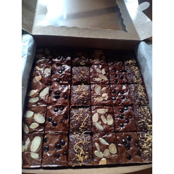

fudgy brownies 20x20cm