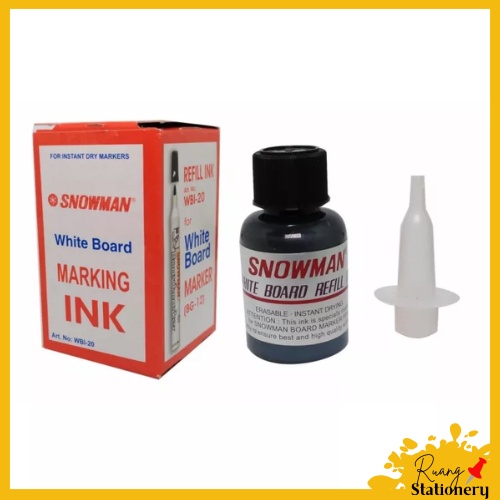 

Refill Spidol Whiteboard snowman hitm biru merah