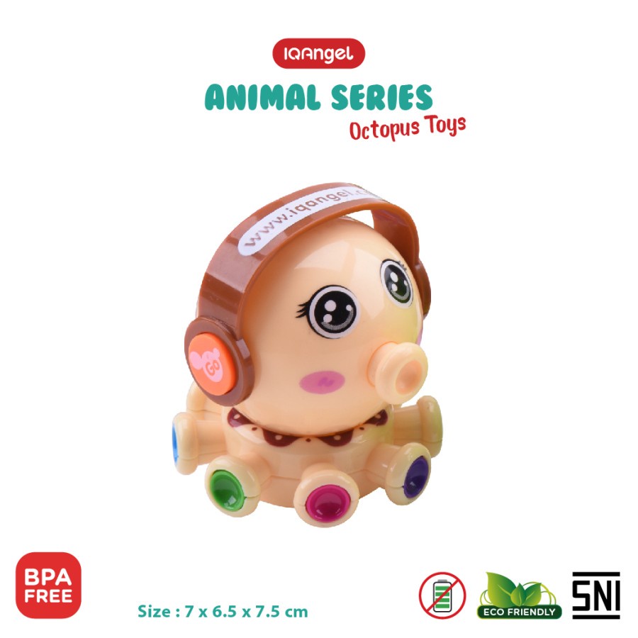 Mainan Bayi / Anak IQAngel Octopus Bersertifikat SNI