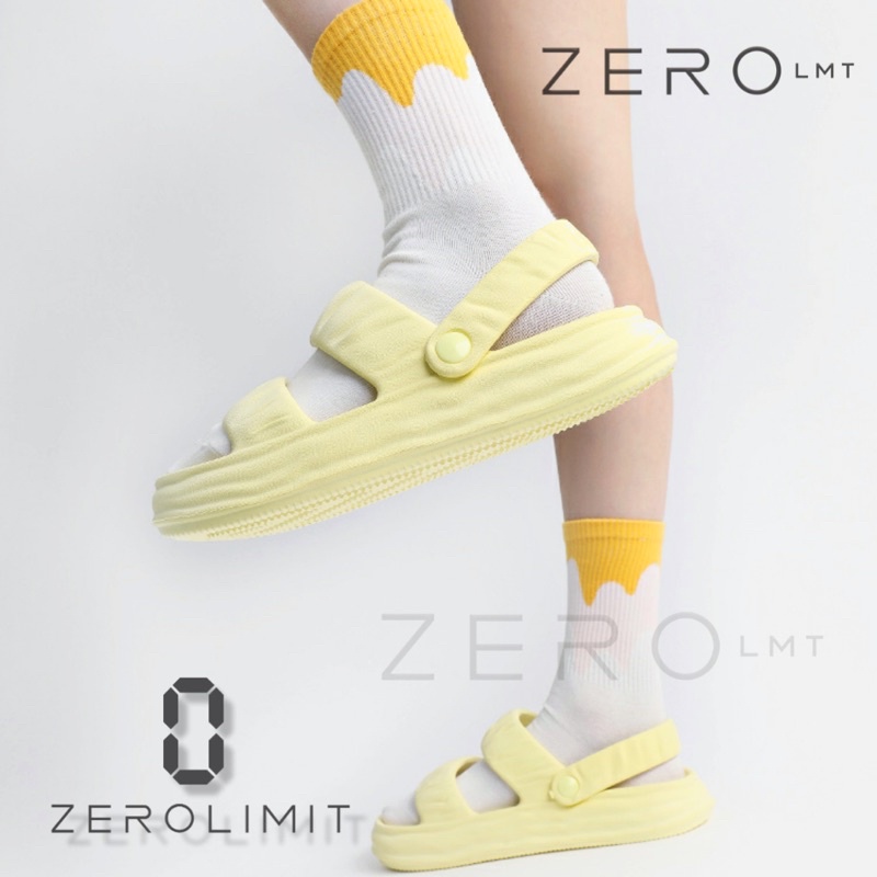 Zerolimit -  Sandal Wanita Casual JISOO Sendal Tali Cewek Terbaru Sandal Slop Wanita Empuk Terbaru