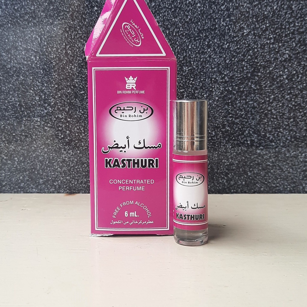 Minyak Wangi KASTHURI Parfum Kemasan 6ml Roll On Non Alkohol