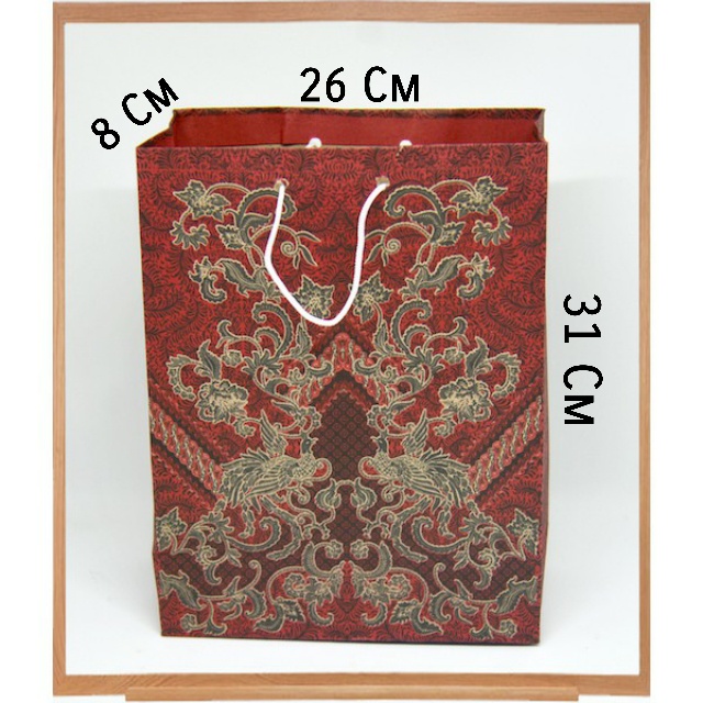 

12 Pcs Paper Bag Batik SEDANG RANDOM