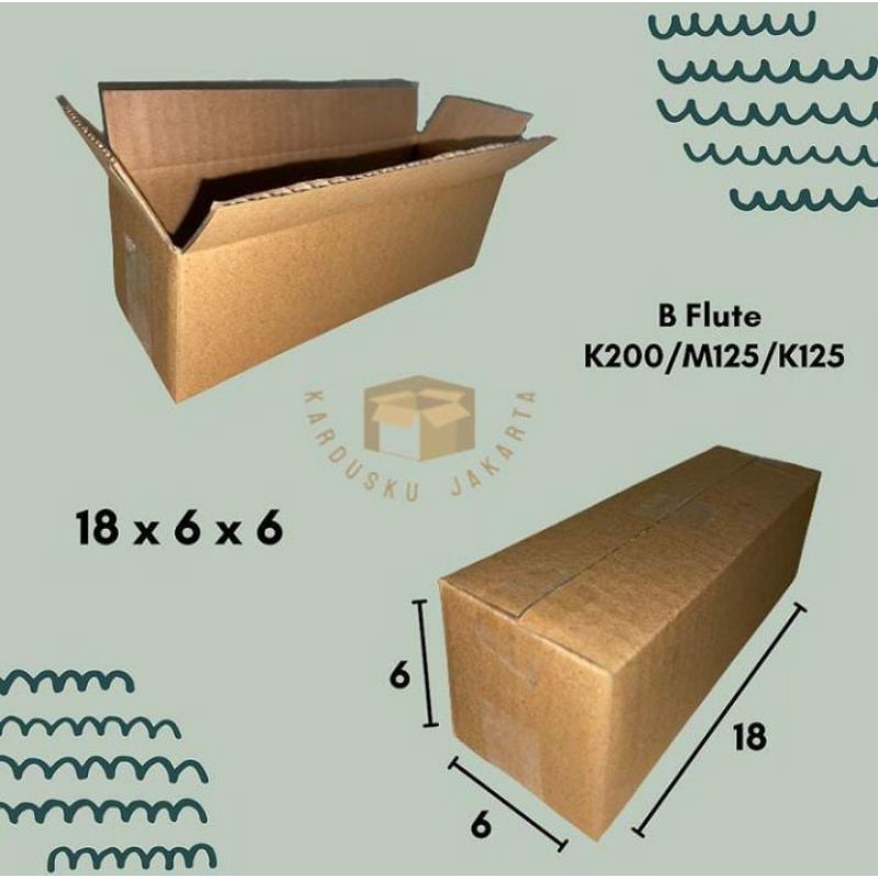 

BOX / KARDUS PACKING UKURAN 18 x 6 x 6 cm
