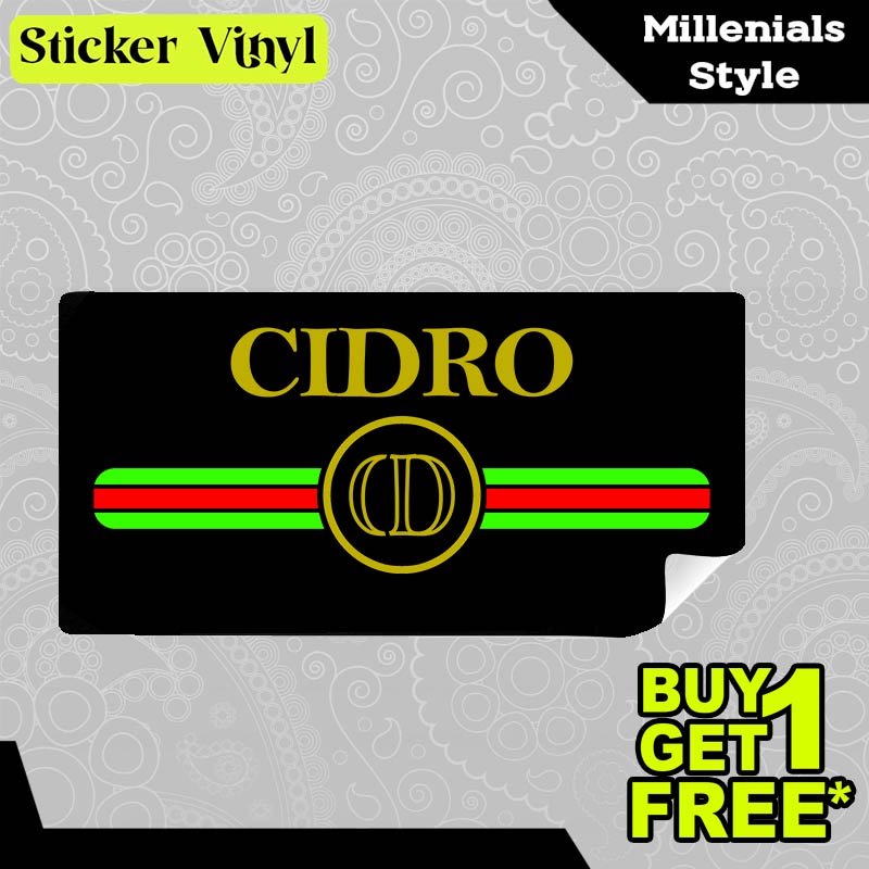 

Stiker Sticker Cidro Gucci Gambar Unik Desain Keren dan Kekinian Aesthetic Bahan Vinyl Satuan Anti Air