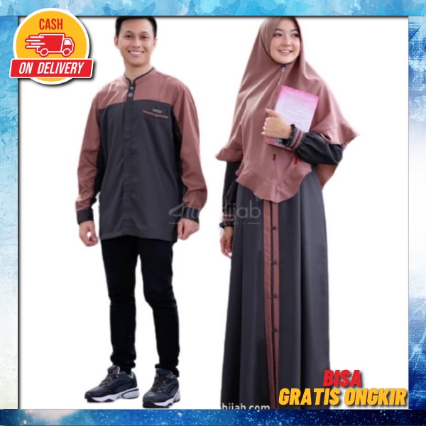 Buju Pasangan Murah Baju Psangan Muslim Remaja Dress Lebaran Kopel Syarii Gamis Dan Kemeja Couple Ko