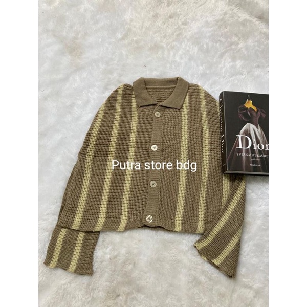 Maria Cardi top blouse - atasan rajut wanita