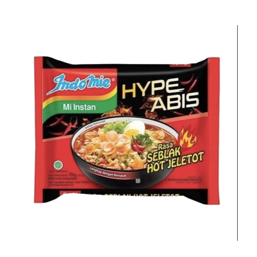 

Indomie Hype Abis Seblak Hot Jeletot 1 Pcs