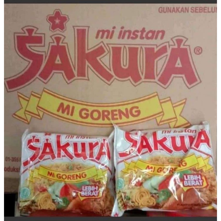 

Mie Goreng Sakura 1 Dus isi 40 Bungkus.