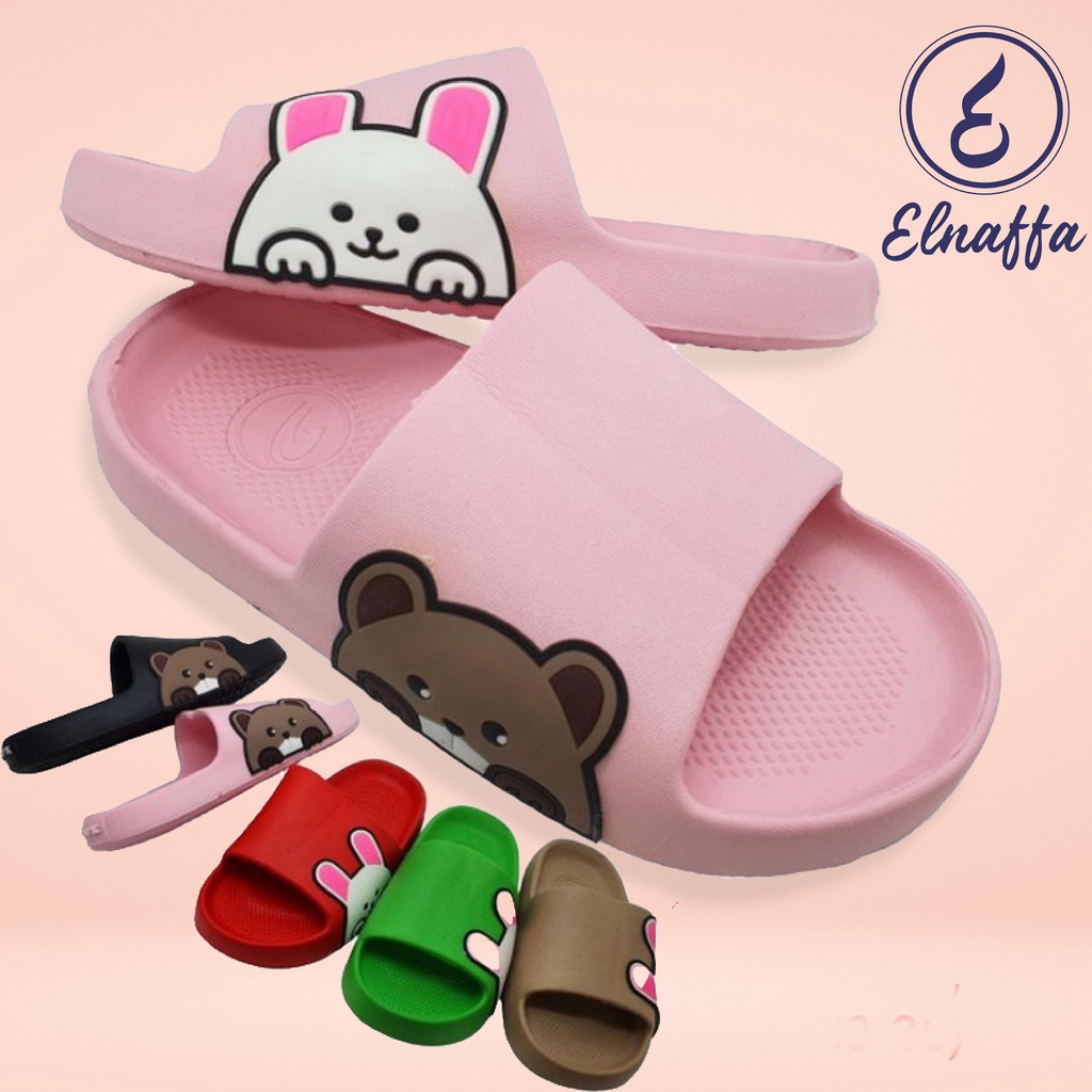 EL-NAFFA Sandal Anak Jelly Import Outdoor Bear/Rabit M386D