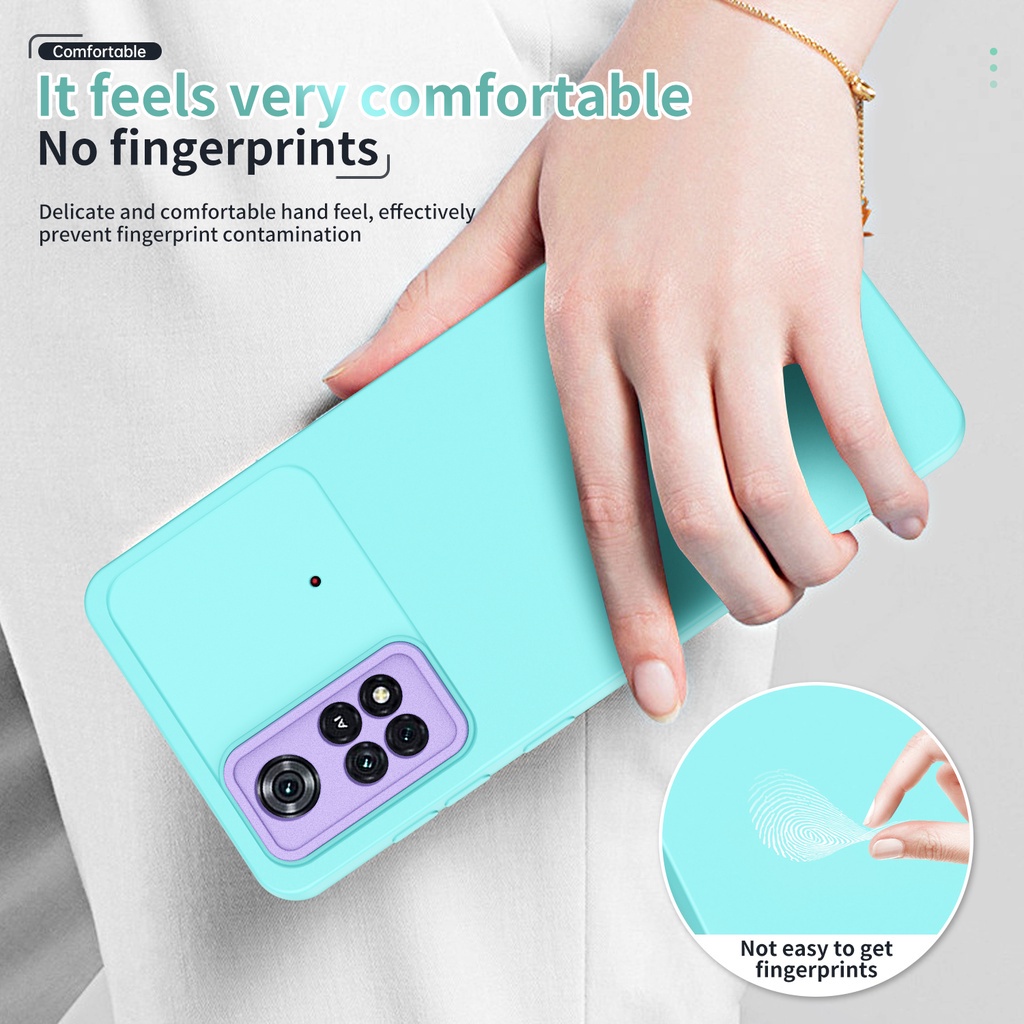 Soft Case Poco M4 Pro 4G Poco X3 NFC Poco X3 Pro Redmi 10 4G Hawk eye Eagle Eye Protection Frame Camera Series Case Silicone Candy Macaron