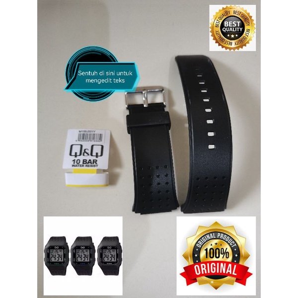 STRAP TALI JAM TANGAN Q&amp;Q M 158 ORIGINAL