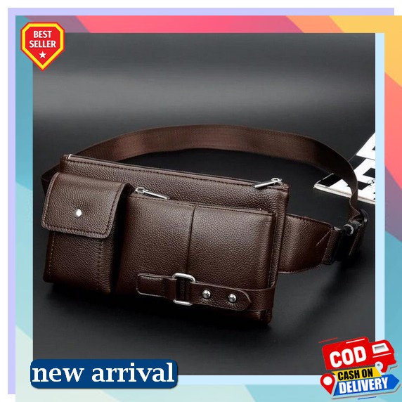 Cod Tas Waistbag Pria Baleciaga Tas Pria Selampang Tas Bahu Tas Waistbag Pria Bayar Ditempat (Art. 7