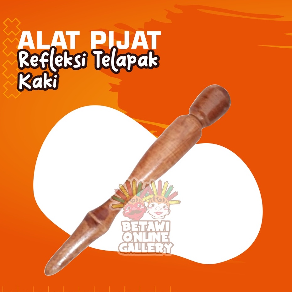 Alat Pijat Refleksi Telapak Kaki Pijet Totok Reflexi Pijit Terapi Pemijat Repleksi Massage Manual Tradisional Kayu Foot Massager