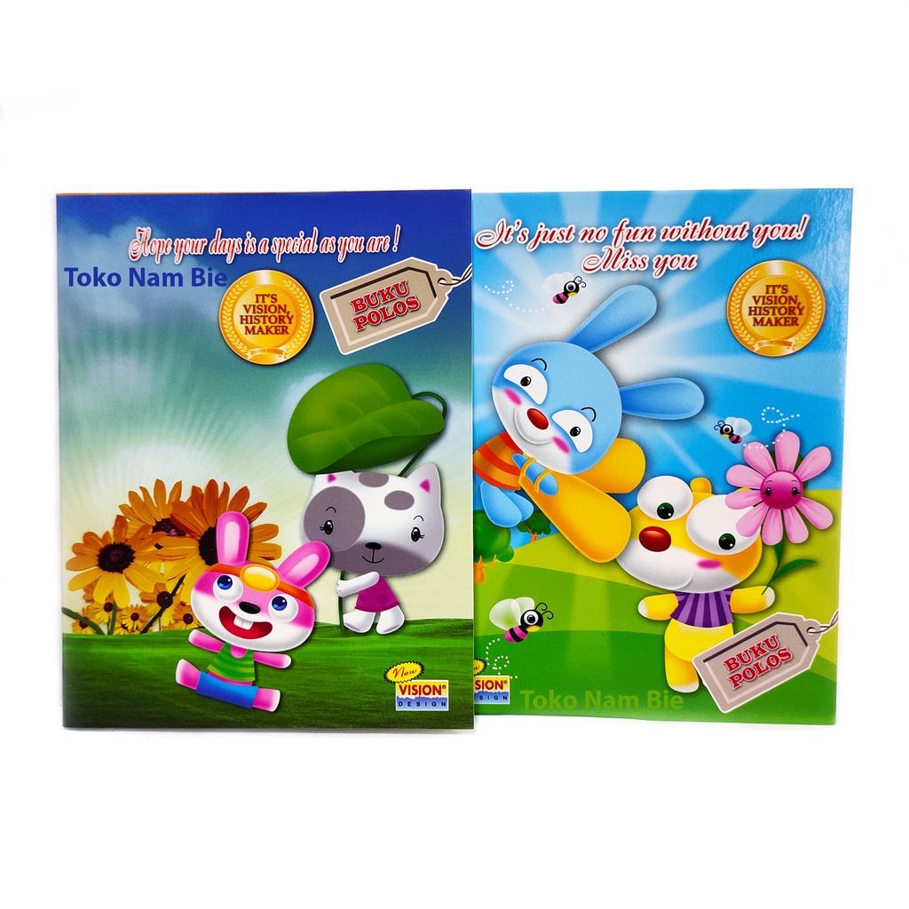 Buku Tulis Polos VISION isi 38