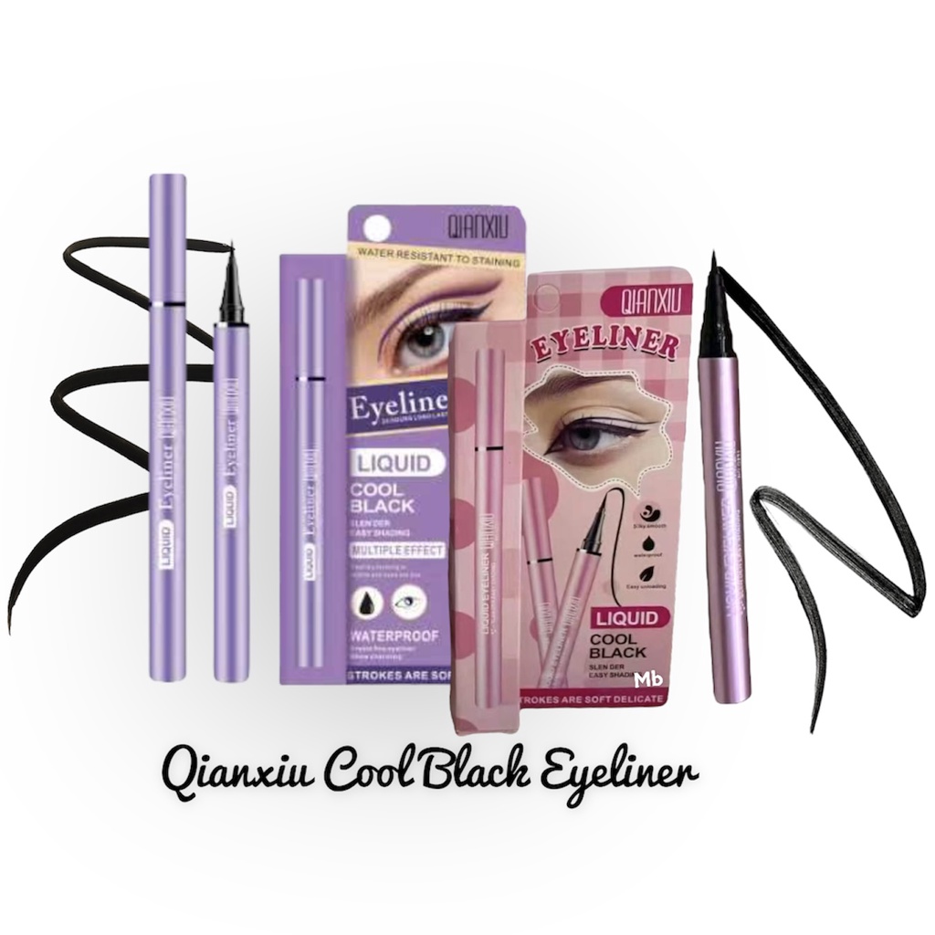 [Per Batang] Eyeliner Qianxiu Cool Black Liquid Liner Waterproof