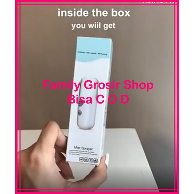 MINI NANO SPRAY WAJAH 30ml GUN FACE MIST PORTABLE DISINFECTAN