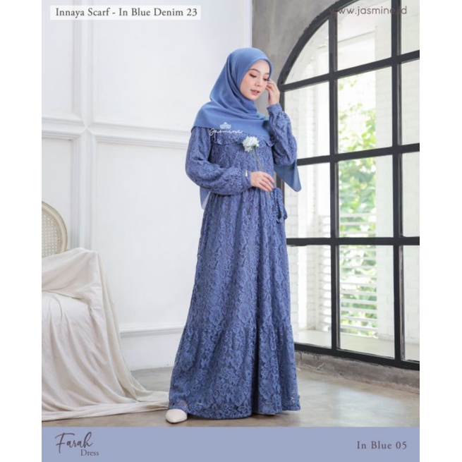 [JASMINE] FARAH DRESS GAMIS BRUKAT