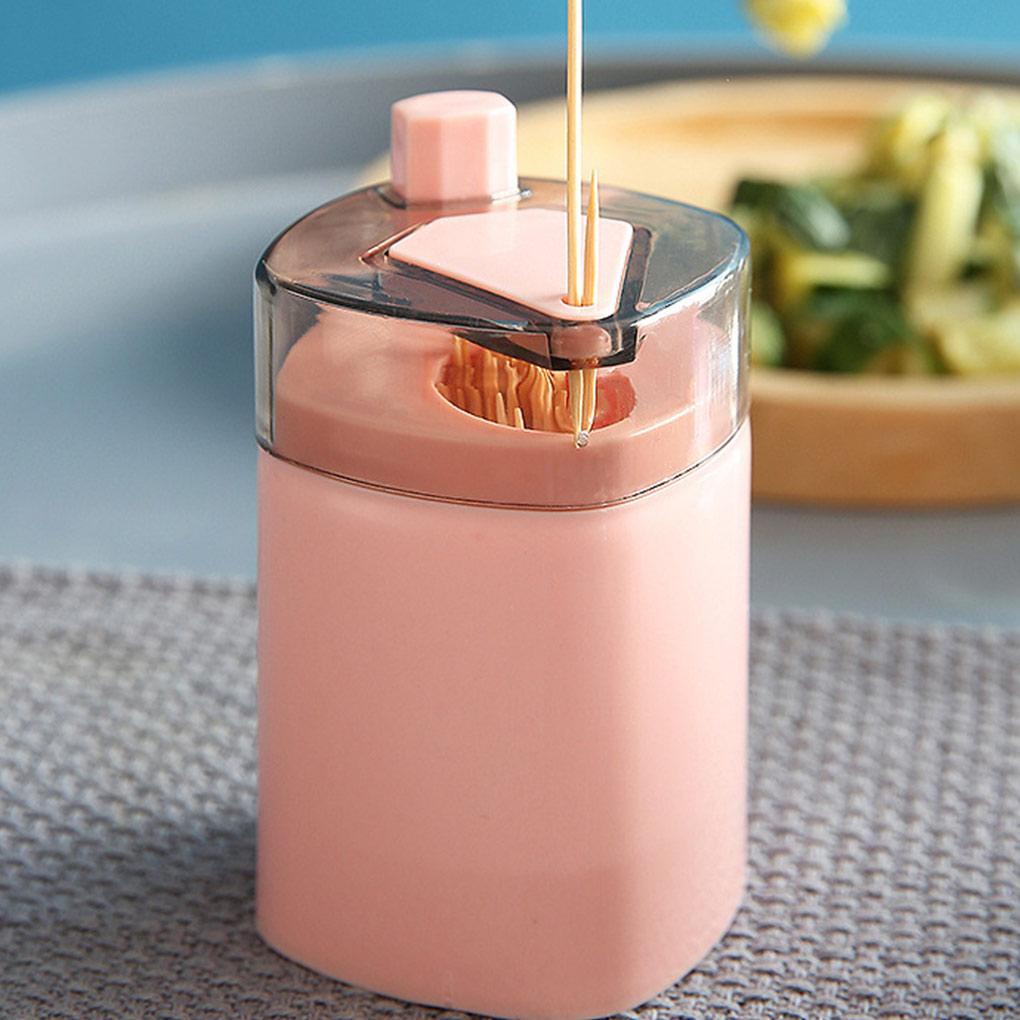 Kotak Tusuk Gigi Ruang Tamu Kamar Tidur Dapur KTV Restoran Tooth Pick Kapasitas Besar Dispenser Botol Desktop Organizer
