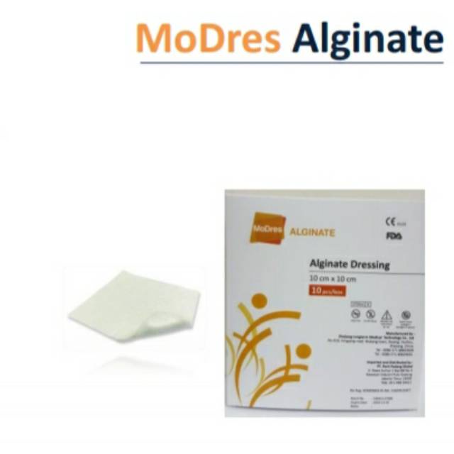 Modres Alginate 10x10cm dressing luka