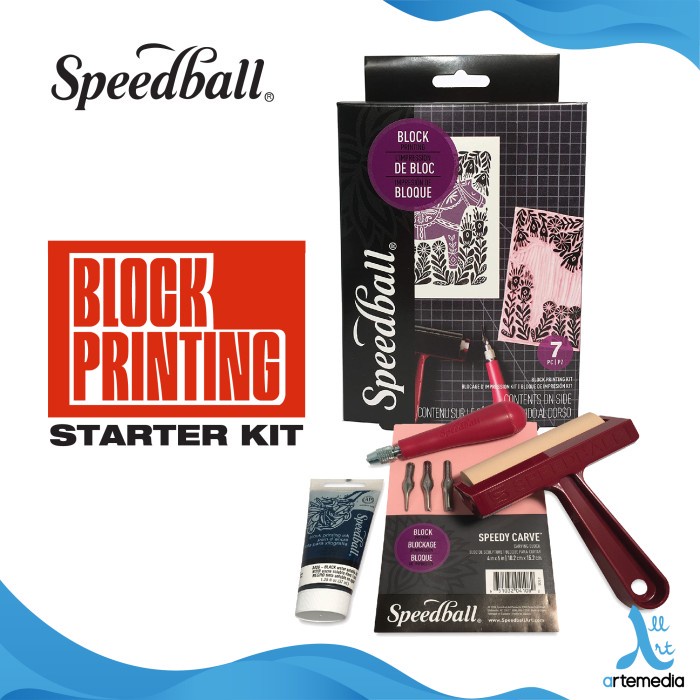 

Speedball Super Value Block Printing Starter Kit Printmaking Alat