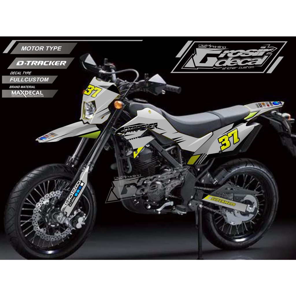 Decal Stiker KLX Dtracker 150 New Abu Sticker Dtracker new fullbody