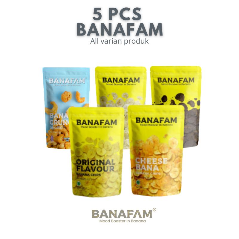

Banafam Banana Chips - Keripik Pisang No Msg