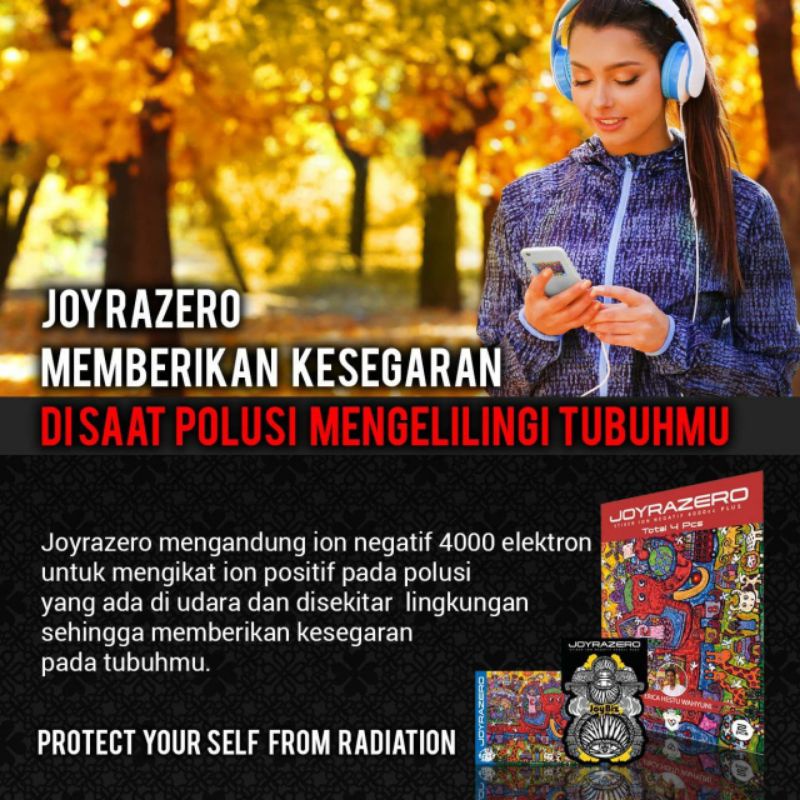 Stiker Ion Negatif Joyrazero