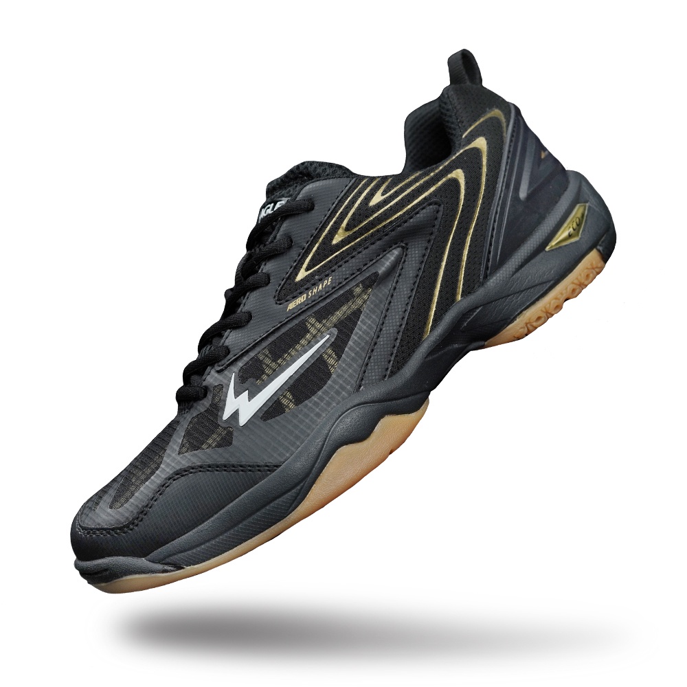 SALE Sepatu Eagle Commando 2 Black Gold Sepatu Badminton Original Only