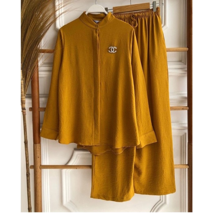 ONE SET CRINGKEL / ONE SET WANITA / ONE SET HANNA / ONE SET CRINKEL WANITA / setelan Crinkel /one set crinkel /daily one set/setelan wanita /stelan wanita crinkel