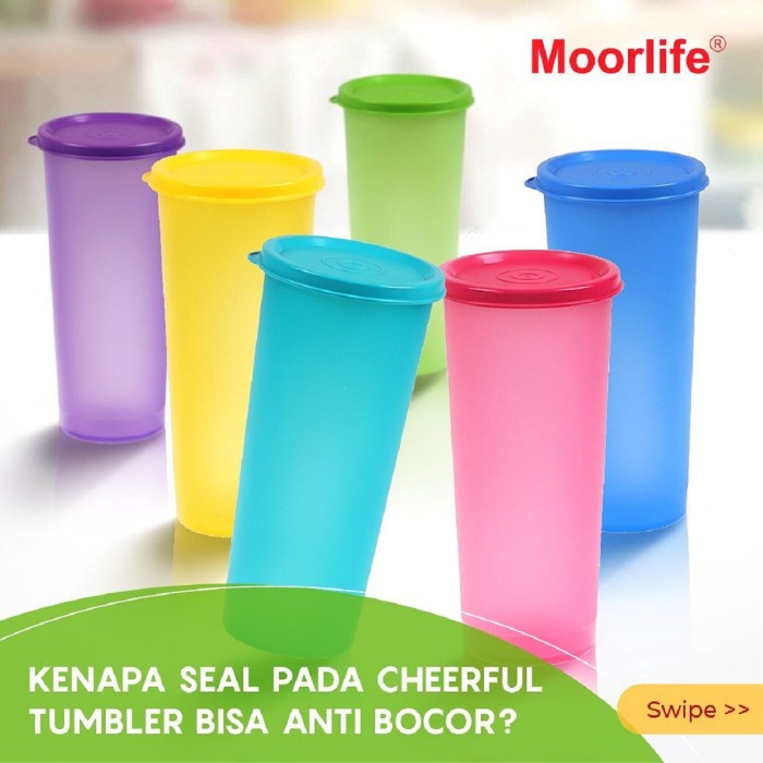 Tempat Minum Botol Tumbler Plastik Moorlife 470ml