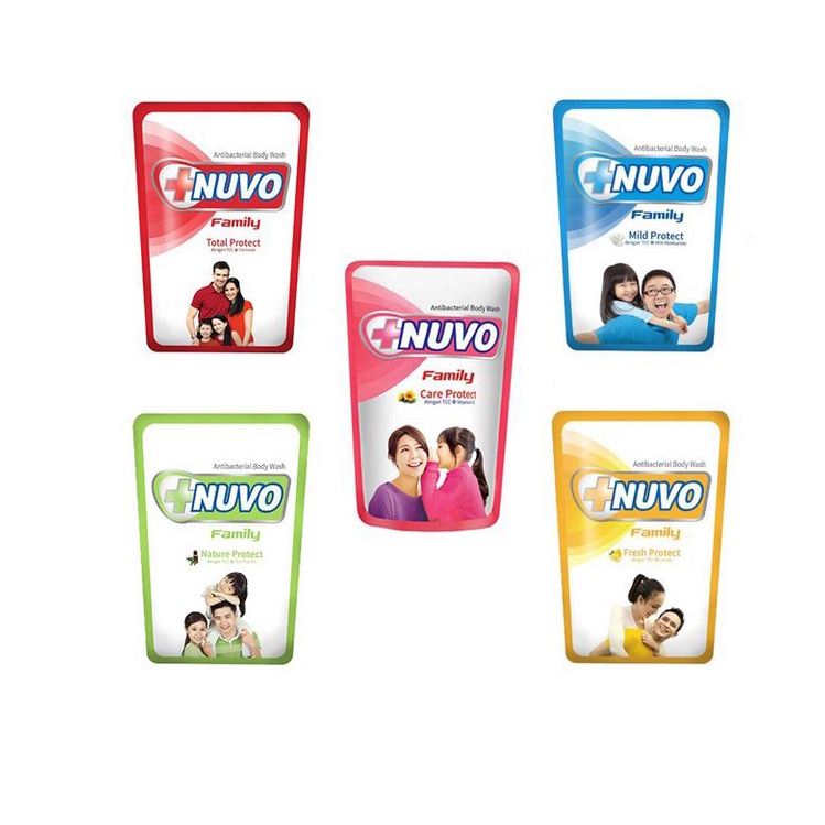 (Refill 400ml) Nuvo Family Body Wash / Sabun Cair